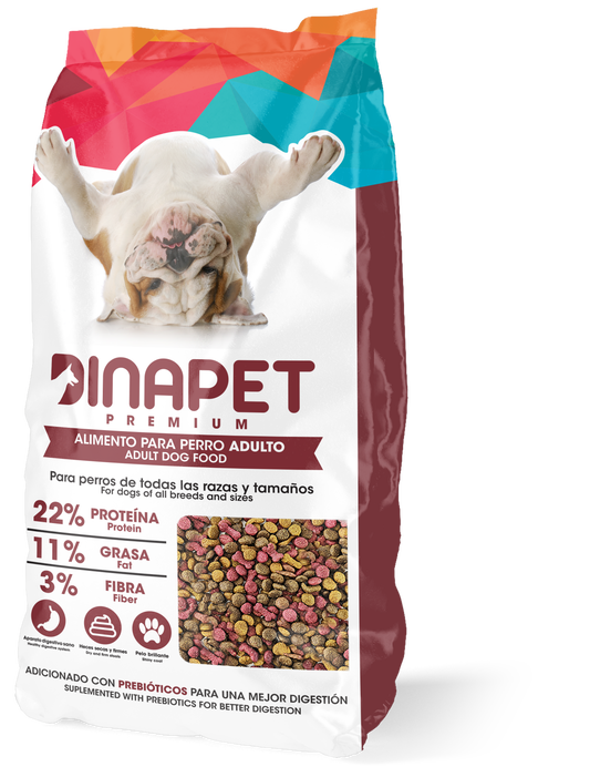DINAPET 20 KG alimento premium perros adultos